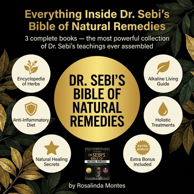 Dr Sebi's Bible of Natural Remedies 3 Books in 1