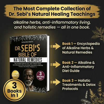 Dr Sebi's Bible of Natural Remedies 3 Books in 1