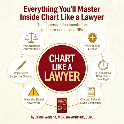 Chart Like A Lawyer: Legal Proof Documentation for Nurses and NPs - Essential Guide for Safe Charting and Avoiding Mistakes