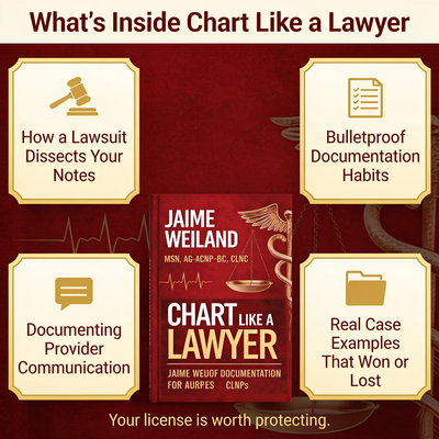 Chart Like A Lawyer: Legal Proof Documentation for Nurses and NPs - Essential Guide for Safe Charting and Avoiding Mistakes