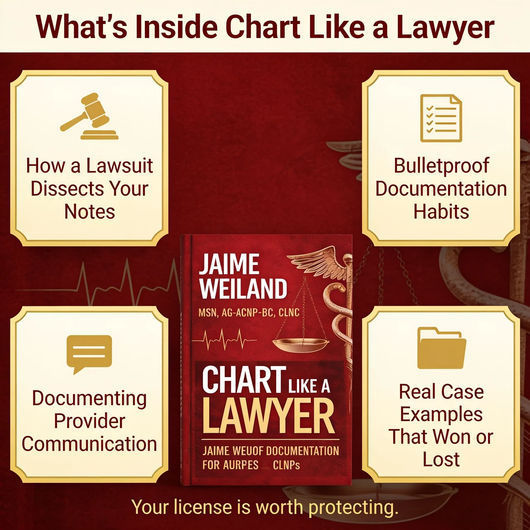 Chart Like A Lawyer: Legal Proof Documentation for Nurses and NPs - Essential Guide for Safe Charting and Avoiding Mistakes